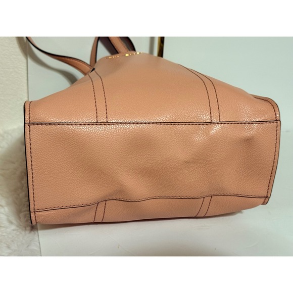 Marc Jacobs Repeat Tote Bag Pink Pebbled Leather Gold Hardware - Picture 10 of 12